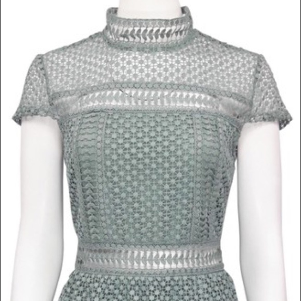Romeo and Juliet lace dress in Sage Size Small